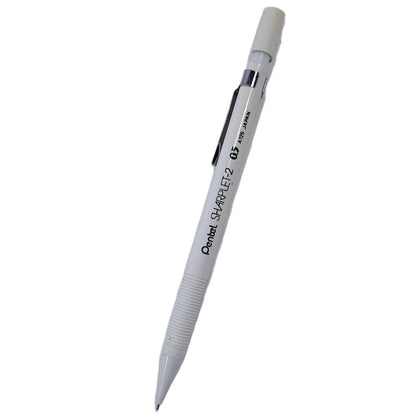 Pentel A125W Sharplet-2 Automatic Pencil, White Barrel, 0.5mm