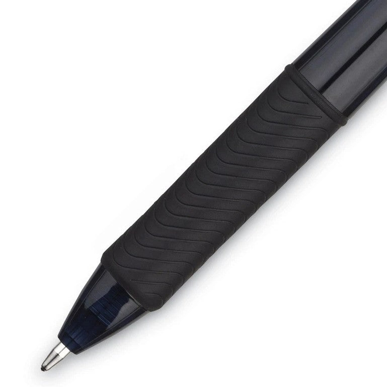 Pentel BL110-A EnerGel-X Retractable Liquid Gel Pen (1.0mm) Metal Tip - Black Ink