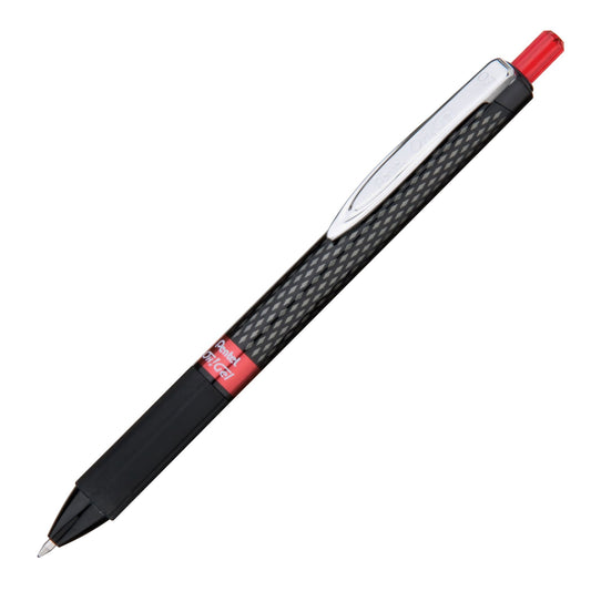 Pentel K497-B OH! Gel Retractable Gel Pen, Medium Line, Red Ink