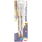 Pentel K908BP2X Arts Sunburst Metallic Gel Pen, Medium Line, Permanent, Gold Ink 2-Pk