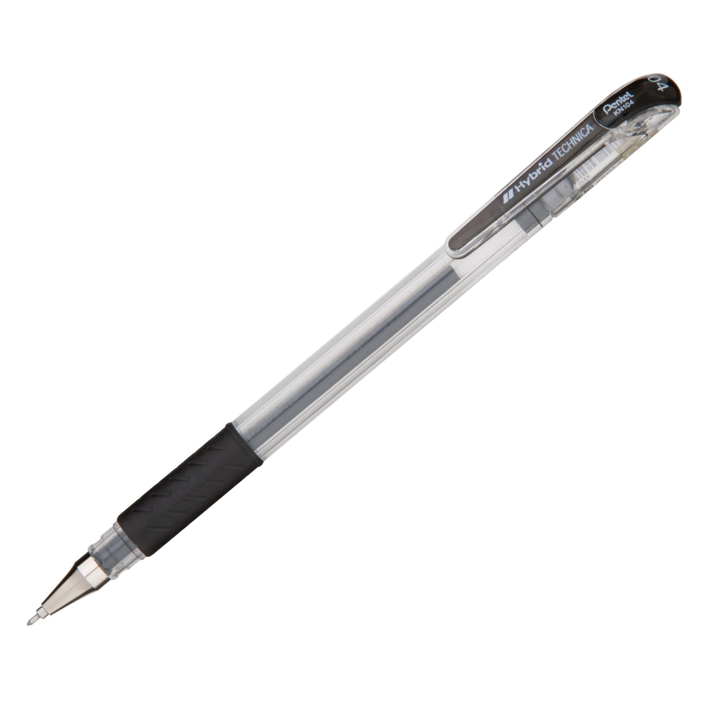 Pentel KN104-A Arts Hybrid Technica (0.4mm) Gel Pen, Black Ink