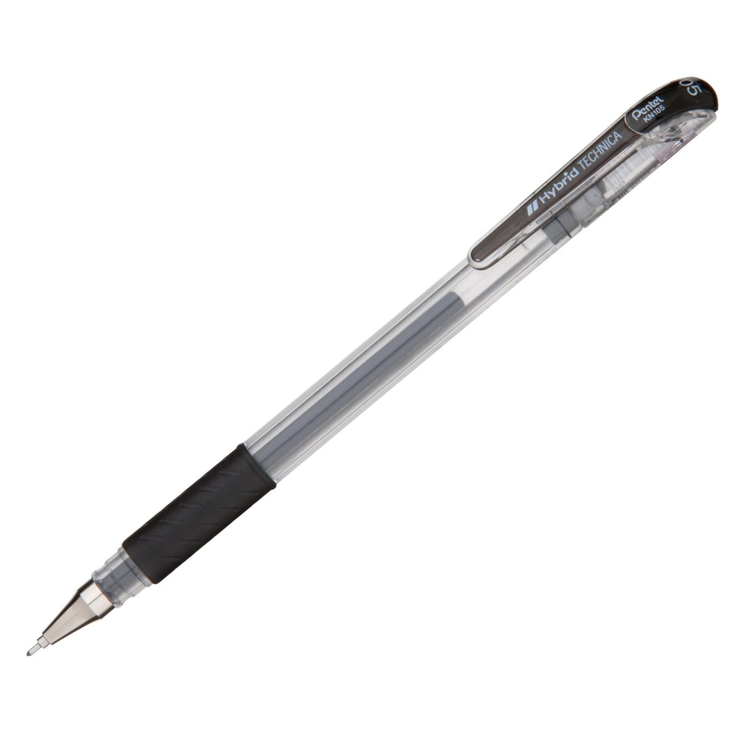 Pentel KN105-A Arts Hybrid Technica (0.5mm) Gel Pen, Black Ink