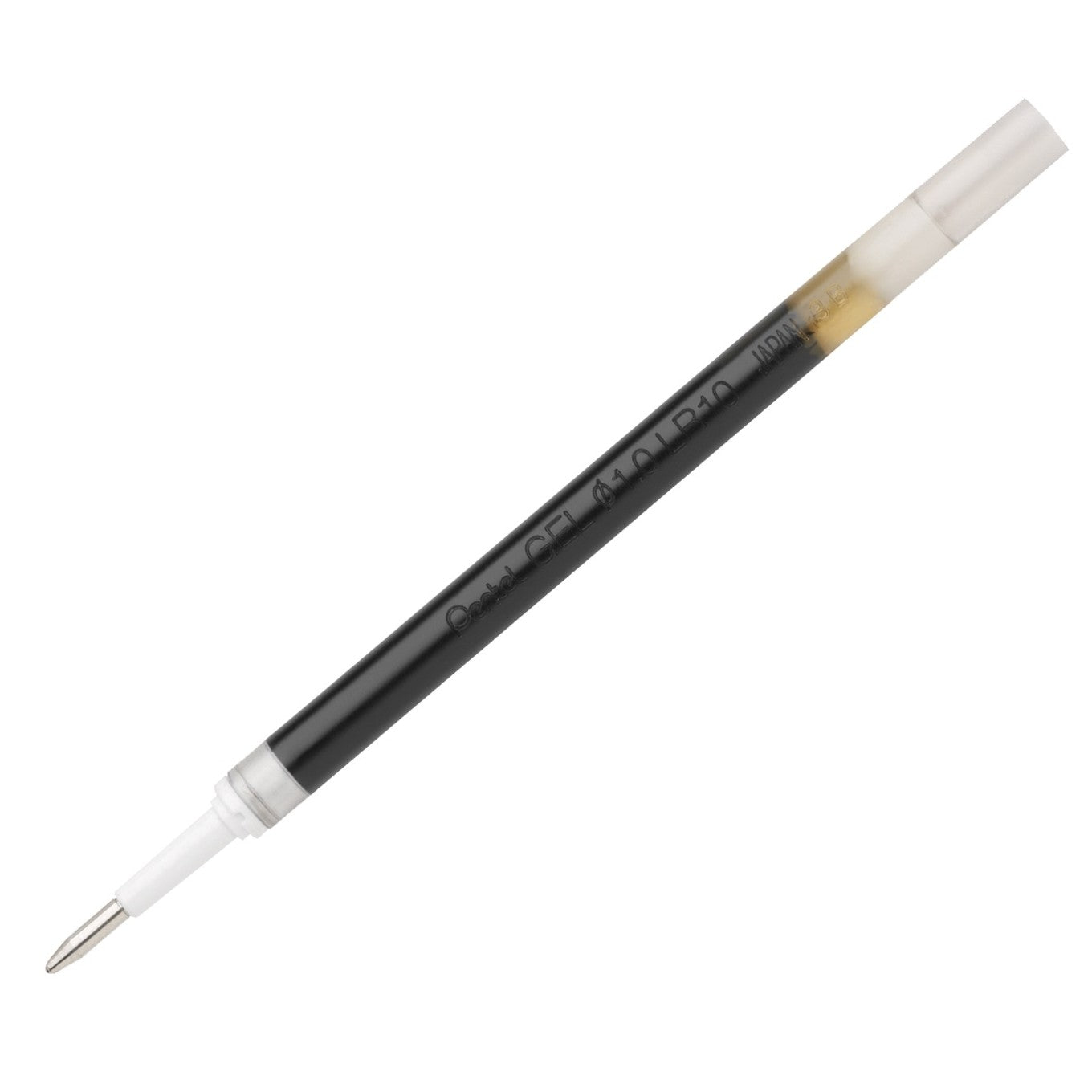 Pentel LR10-A EnerGel Retractable Refill 1.0 Metal Tip Black