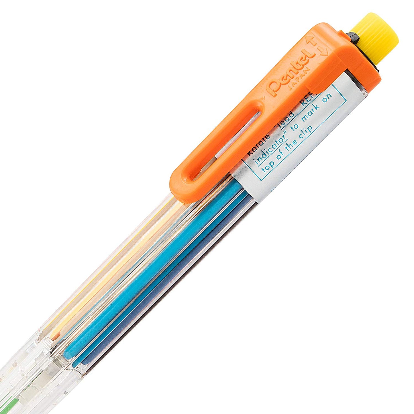 Pentel PH158ST1 Automatic Pencil, 8 Colors, 2mm