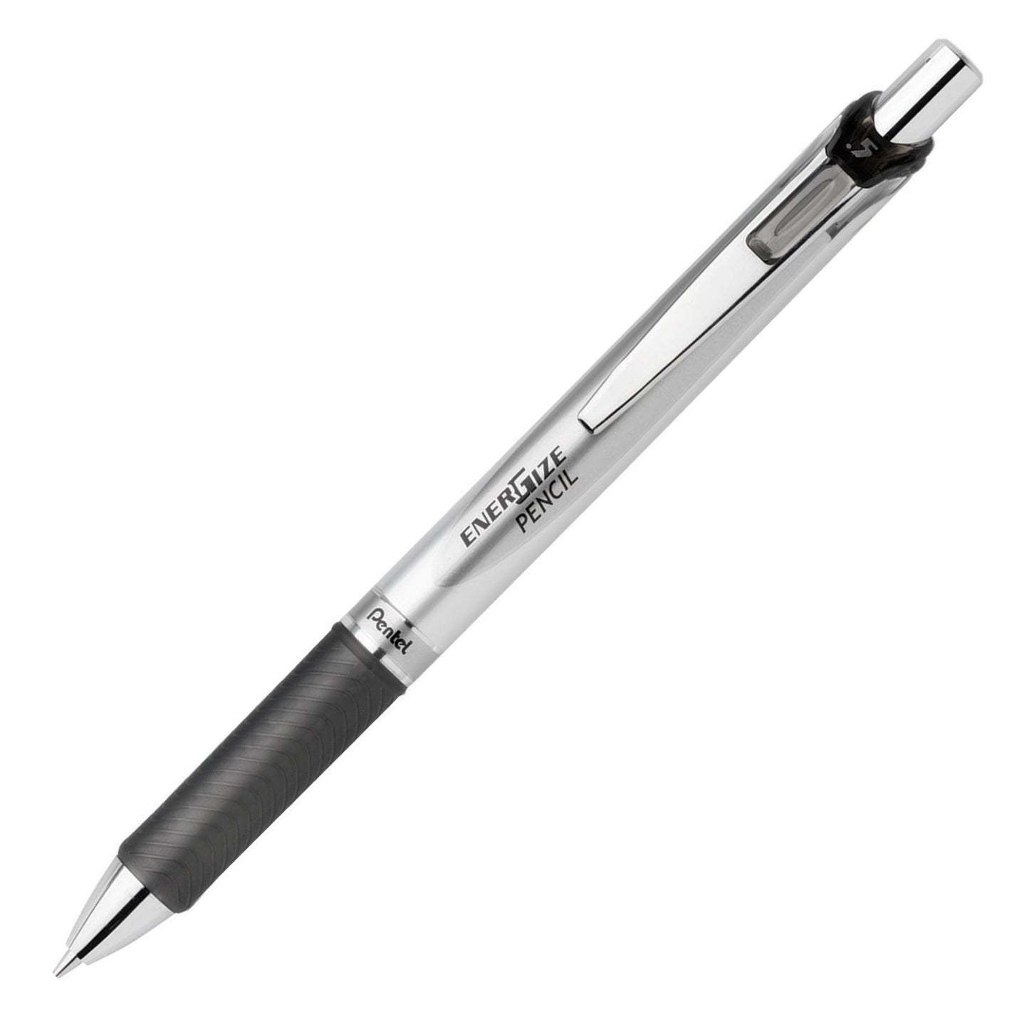 Pentel PL75A EnerGize Auto Pencil 0.5mm Trans Tip, Black