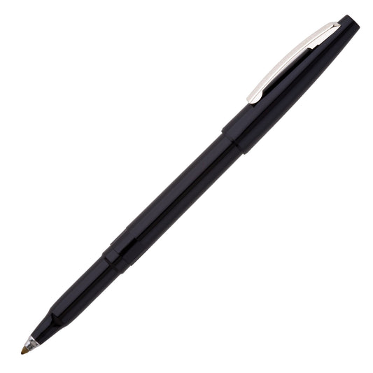 Pentel R100-A Rolling Writer, R-100, Cushion Ball Tip Med Black