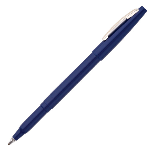 Pentel R100-C Rolling Writer, R-100, Cushion Ball Tip Med Blue