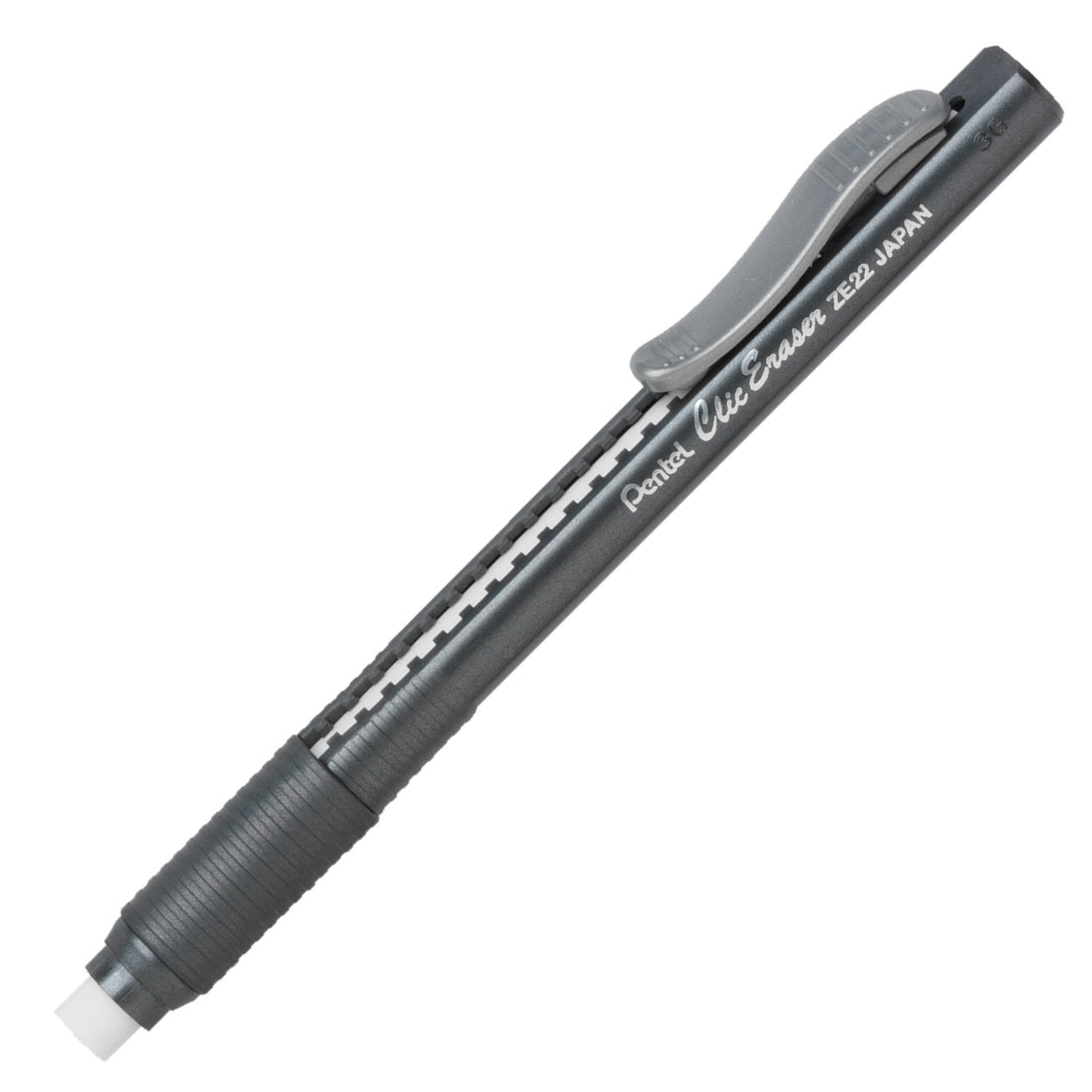 Pentel ZE22A Clic Eraser Grip  Black Barrel