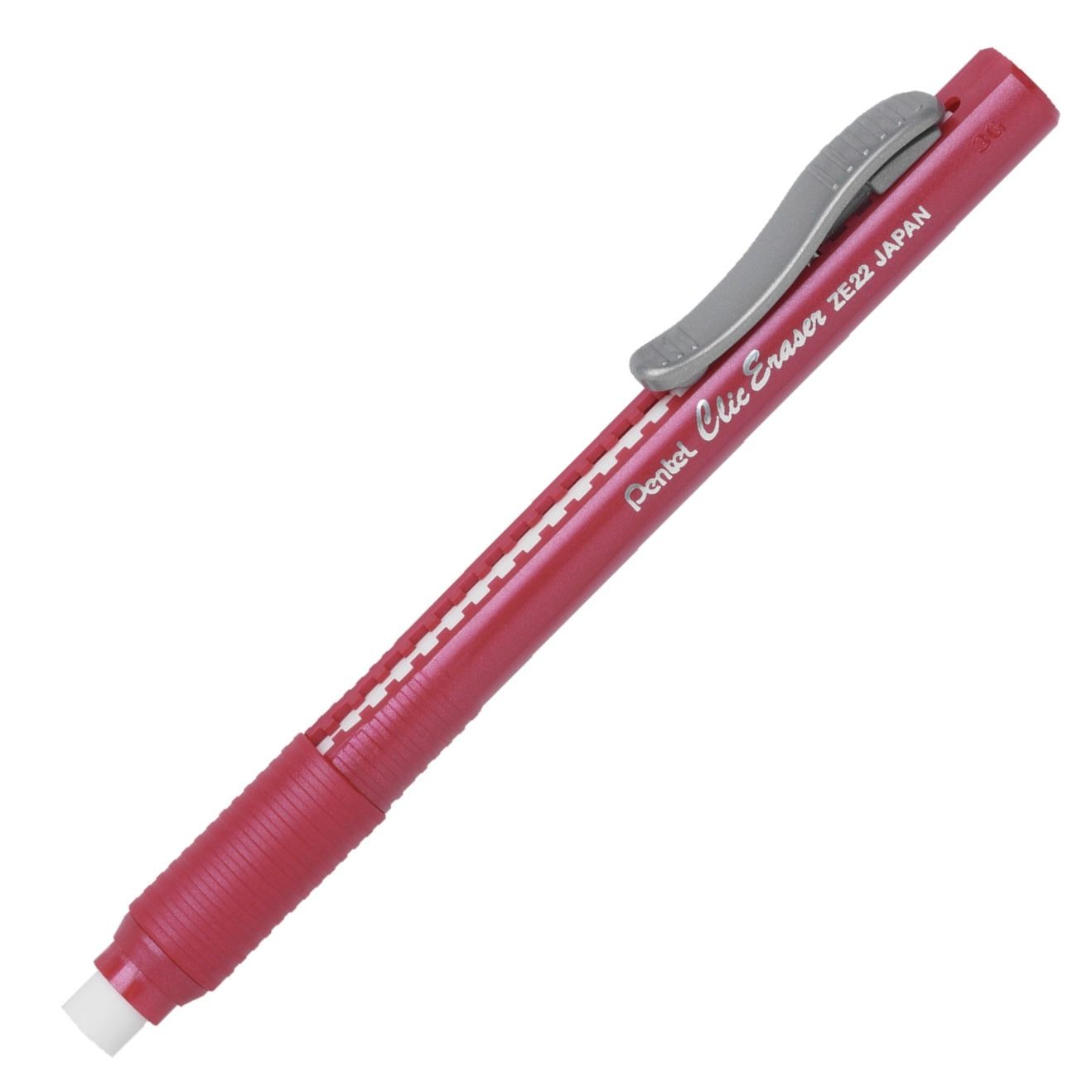 Pentel ZE22B Clic Eraser Grip  Red Barrel