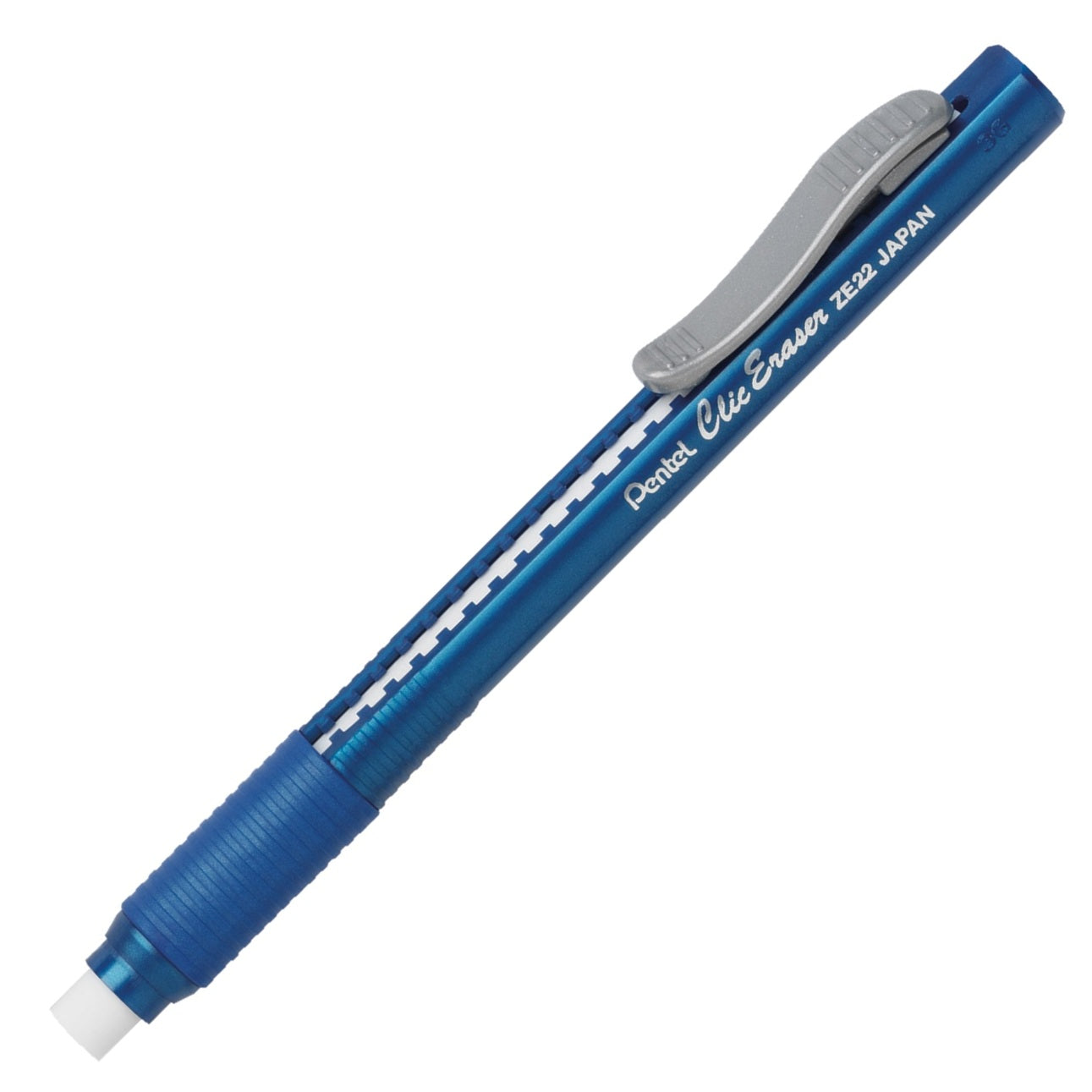 Pentel ZE22C Clic Eraser Grip  Blue Barrel