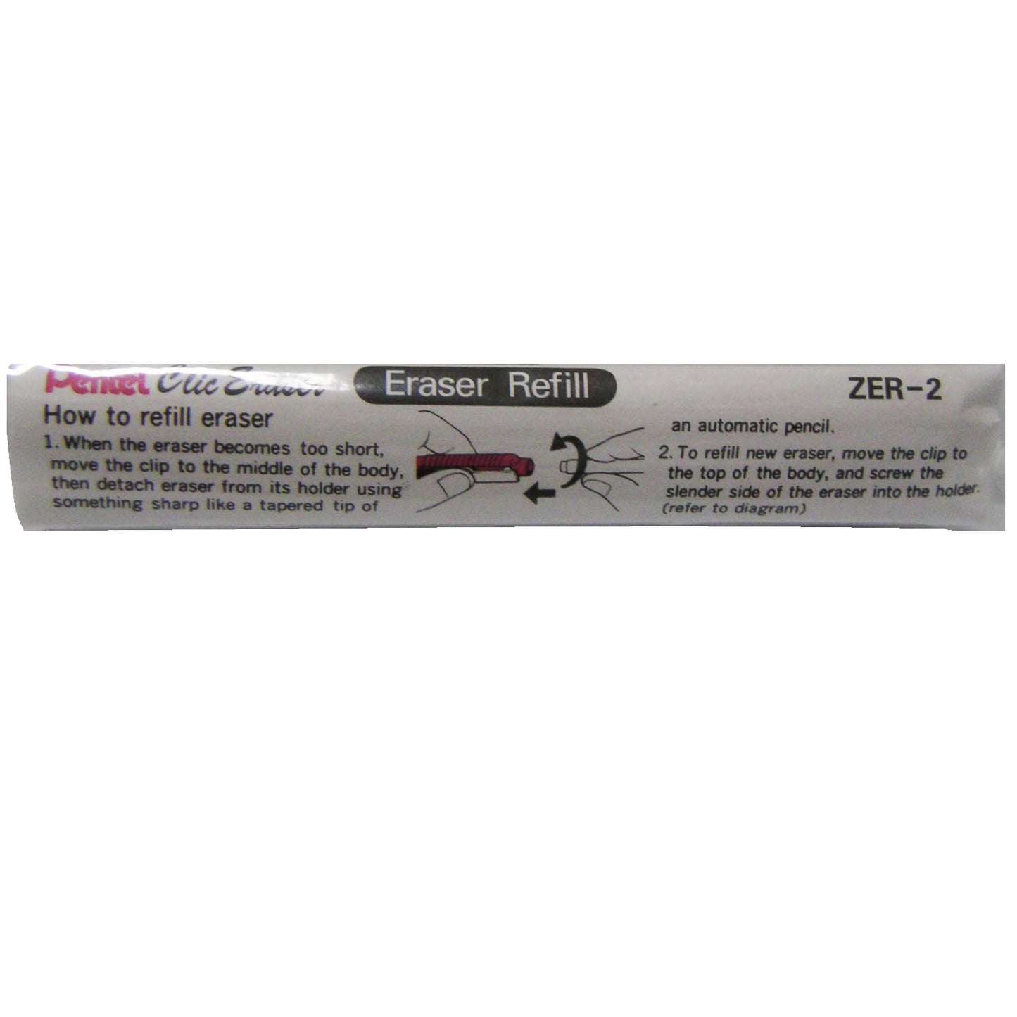 Pentel Clic Eraser Refill, Ze22