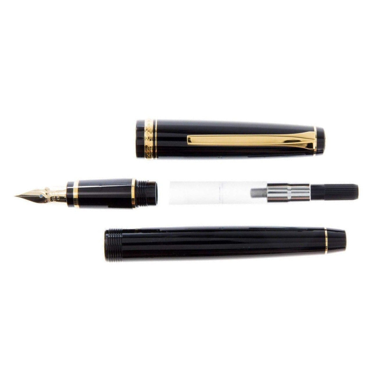 Namiki Falcon Collection, Black, Soft Medium Nib Fountain Pen (60252)