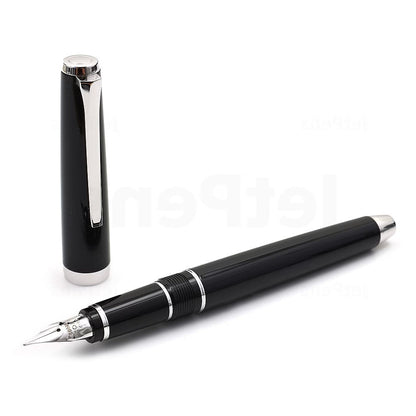 Namiki Falcon Lacquer Fountain Pen - Black, Extra-Fine Nib (60461)