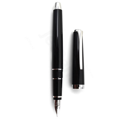 Namiki Falcon Lacquer Fountain Pen - Black, Extra-Fine Nib (60461)