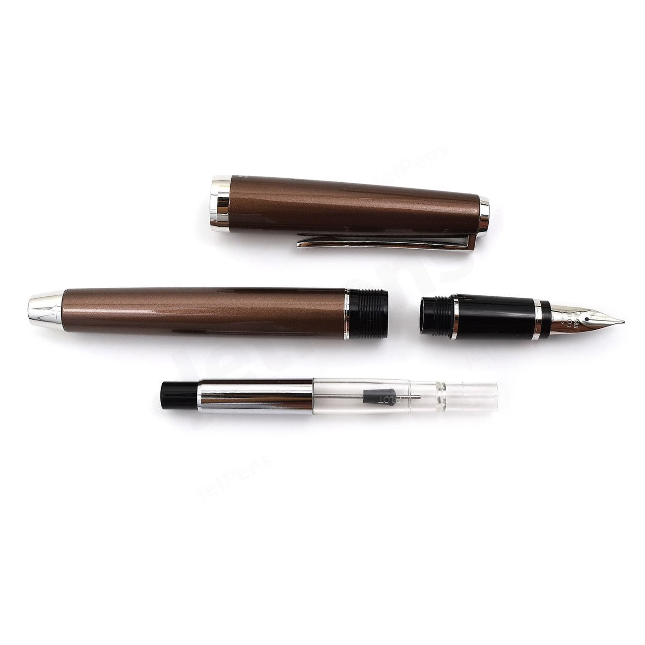 Namiki Falcon Lacquer Fountain Pen - Brown, Extra-Fine Nib (60462)