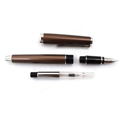 Namiki Falcon Lacquer Fountain Pen - Brown, Extra-Fine Nib (60462)