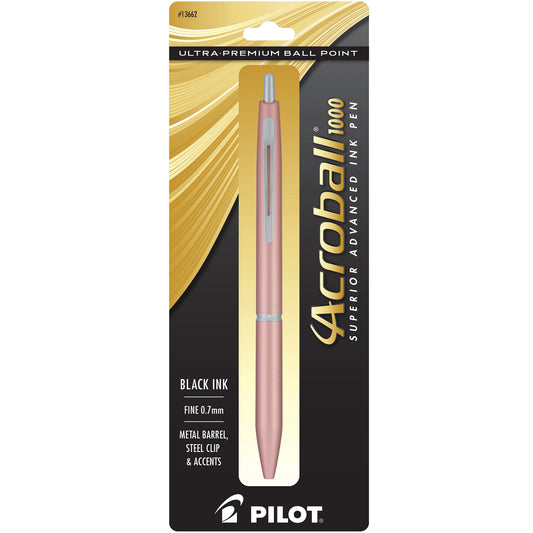 Pilot 13662 Acro 1000 1pk Ros W/ Bk Ink
