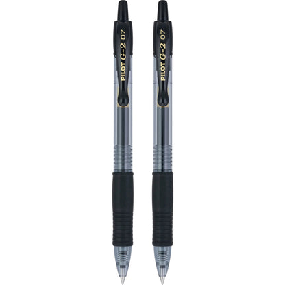 Pilot 31031 G2 GEL INK ROLLING BALL BLACK 2 PACK