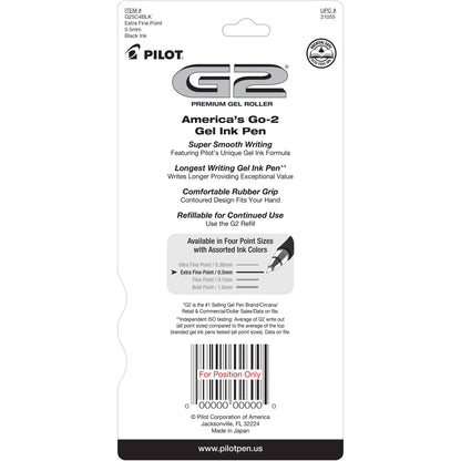 Pilot 31055 G2 GEL INK ROLLING BALL 4 PACK
