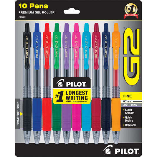 Pilot 31236 G27 AST 10 PACK