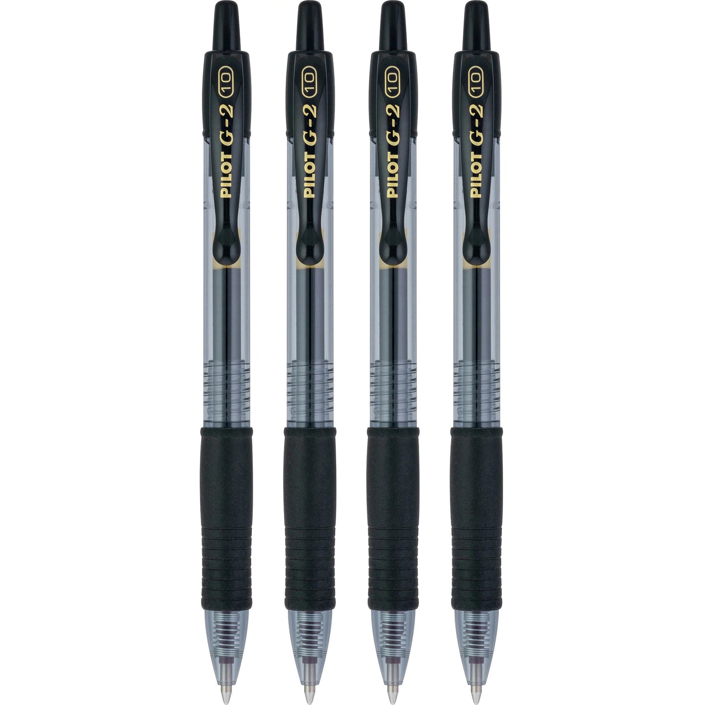 Pilot 31254 G2-1 Retractable Gel Rollerball, Bold, Black 4pk