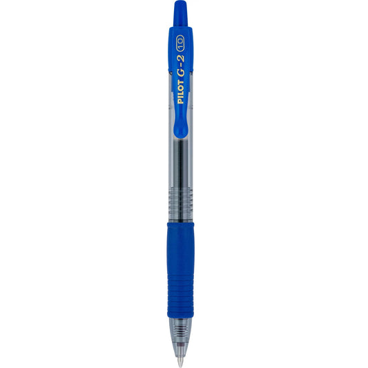 Pilot G2-1 Retractable Gel Rollerball, Bold, Blue