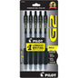 Pilot 31303 G2-1 Retractable Gel Rollerball, Bold, Black 5pk