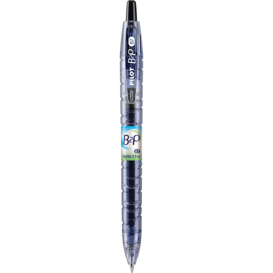 Pilot B2P Begreen Retractable Gel, Fine Point, Black