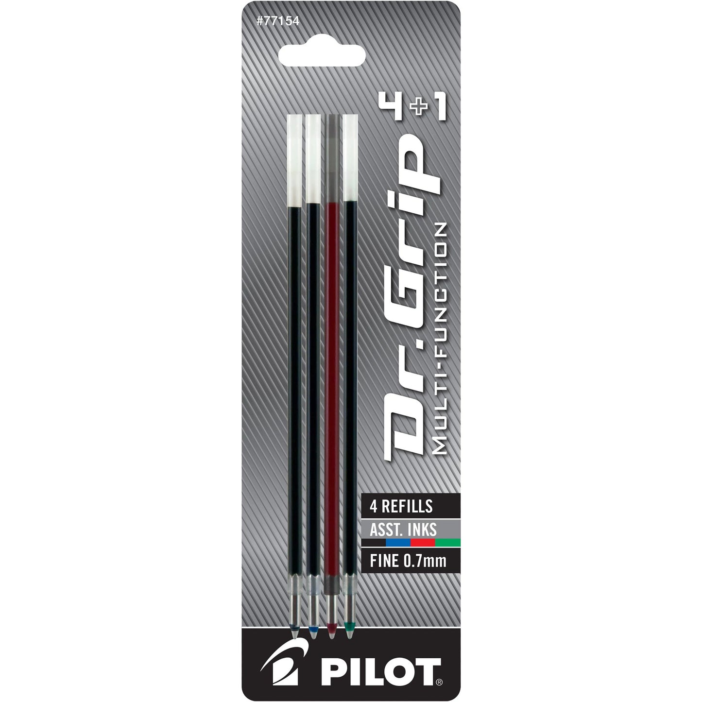 Pilot 77154 DR. GRIP 4+1 REFILL ASST F 4PK