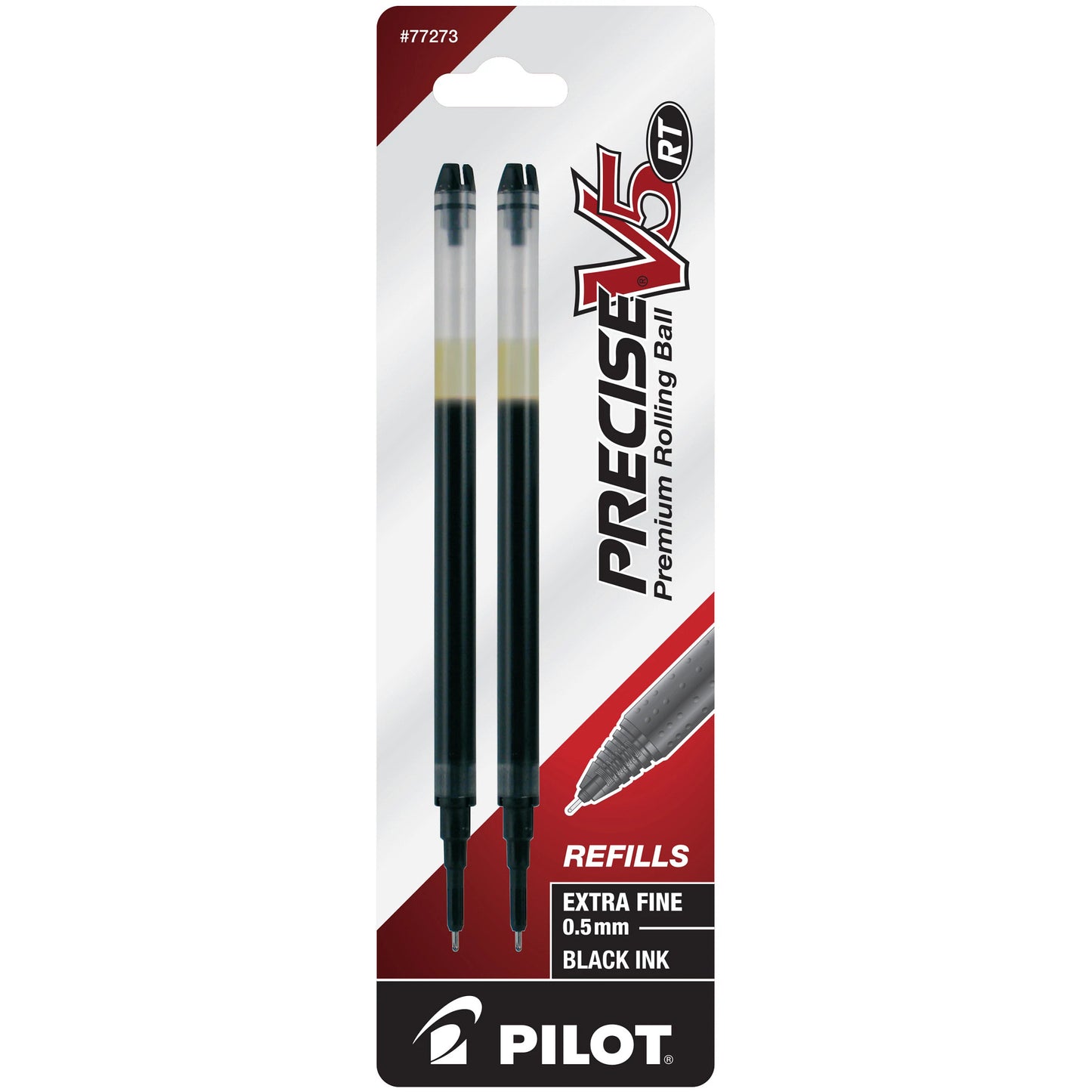 Pilot 77273 PV5RR Precise V5 RT Refill Black Extra Fine