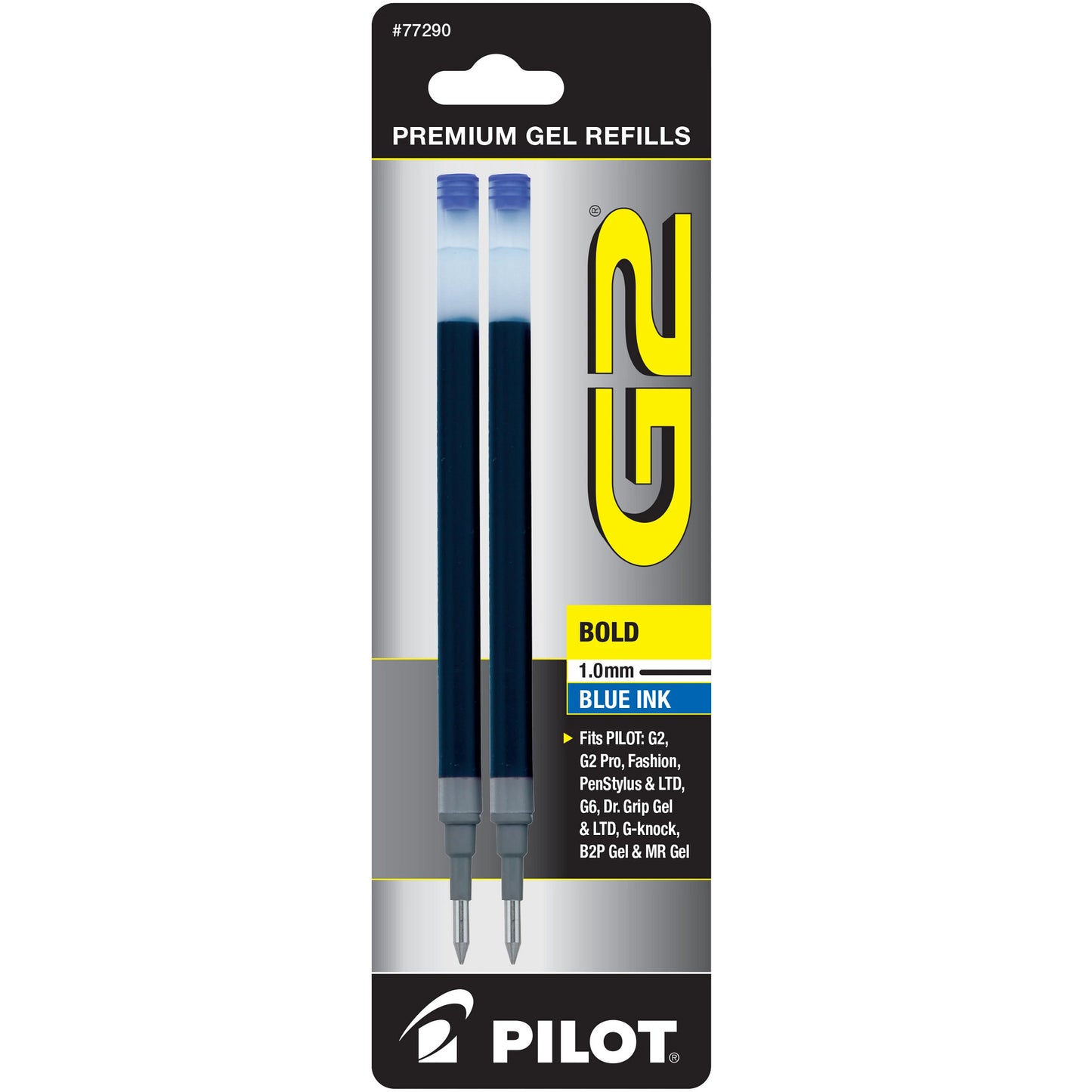 Pilot 77290 BG21R G2 Gel Ink Refills, Bold, Blue