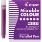 Pilot Parallel Pen Ink Refills for Calligraphy Pens, 6 Cartriges/Pack[Purple,2 Pack]