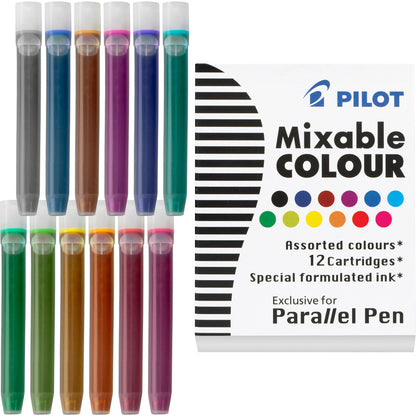Pilot Icp31 Parallel Pen Refill - 12 Color Assortment