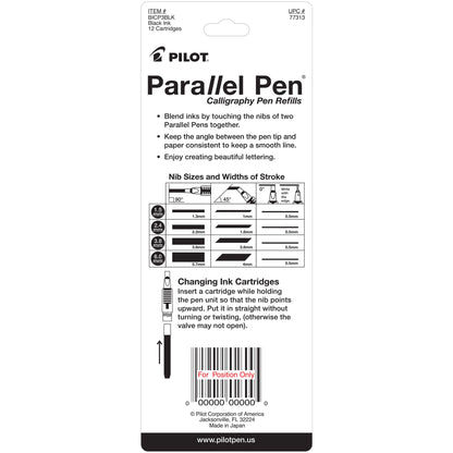 Pilot 77313 Parallel Pen Refill - 12pk