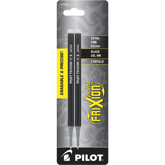 Pilot 77340 FriXion Refill, XF Point, Black, 2pk