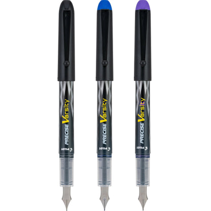 Pilot 90022 SV-4B Varsity Fountain Pens, Disposable, Assorted 3/pk  Pouch