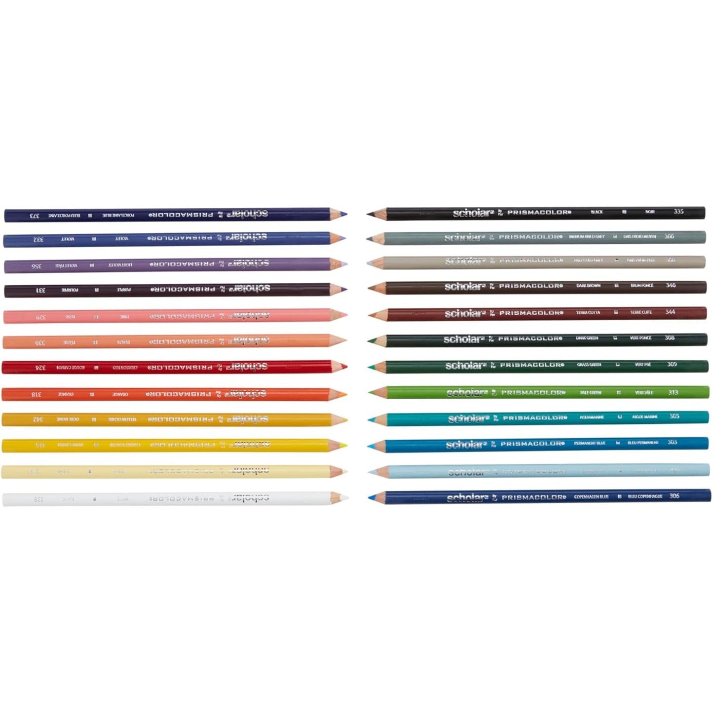 PrismaColor 92805 Scholar Pencil 24 Color Set