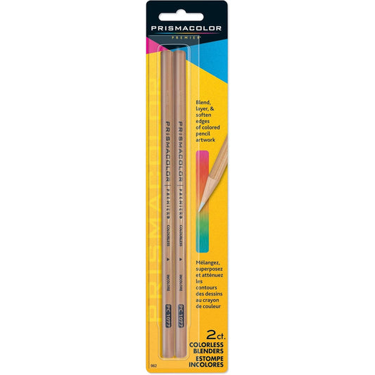 Prismacolor Colorless Blender Pencils, 2 Pencils per Pack (962)[1 Pack]