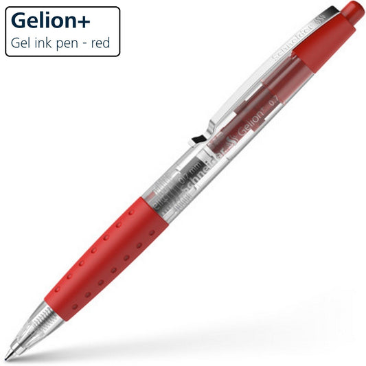 SCHNEIDER GELION+ GEL INK PEN 0.7 MM, RED