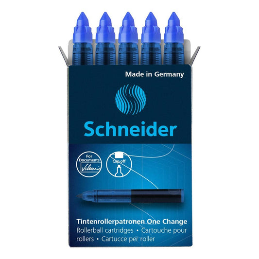 SCHNEIDER ONE CHANGE REFILL, 0.6MM , ROLLERBALL, BLUE