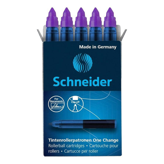 SCHNEIDER ONE CHANGE REFILL, 0.6MM , ROLLERBALL, VIOLET