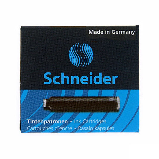 SCHNEIDER INK CARTRIDGE, 6 CARTRIDGES/BOX, BLACK