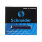 SCHNEIDER INK CARTRIDGE,6 CARTRIDGES/BOX, BLUE