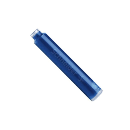 SCHNEIDER INK CARTRIDGE,6 CARTRIDGES/BOX, BLUE