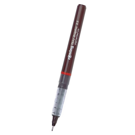 Rotring Tikky GRP Fibre Tip BRGND 0.5 Black TK12 (V14)
