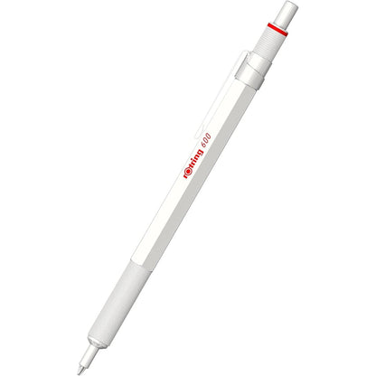Rotring 600 PRL White Ball Point Pen M. Black GB1