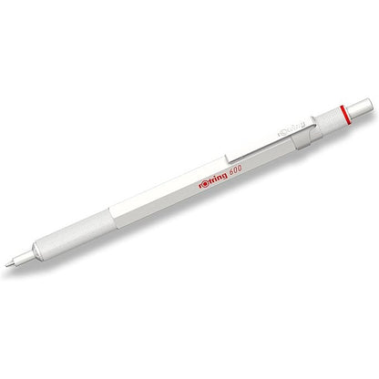 Rotring 600 PRL White Ball Point Pen M. Black GB1