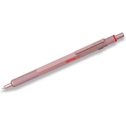 Rotring 600 Rose Gold Ball Point Pen M. Black GB1