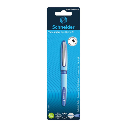 SCHNEIDER ONE HYBRID N, 0.5MM , ROLLERBALL, BLISTER PACK, 1 X BLUE
