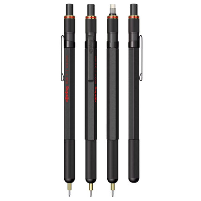 Rotring 800+ Black Stylus Mechanical Pencil 0.5mm GB